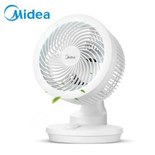 美的（Midea）空气循环扇电风扇台式家用小风扇小型台扇迷你电扇 GAD18MA（白色）